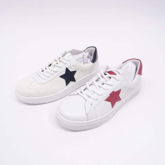 Hot Sale Unisex Cowhide White New Trend Sport Fashion Comfortable Outdoor Cheap Sneakers